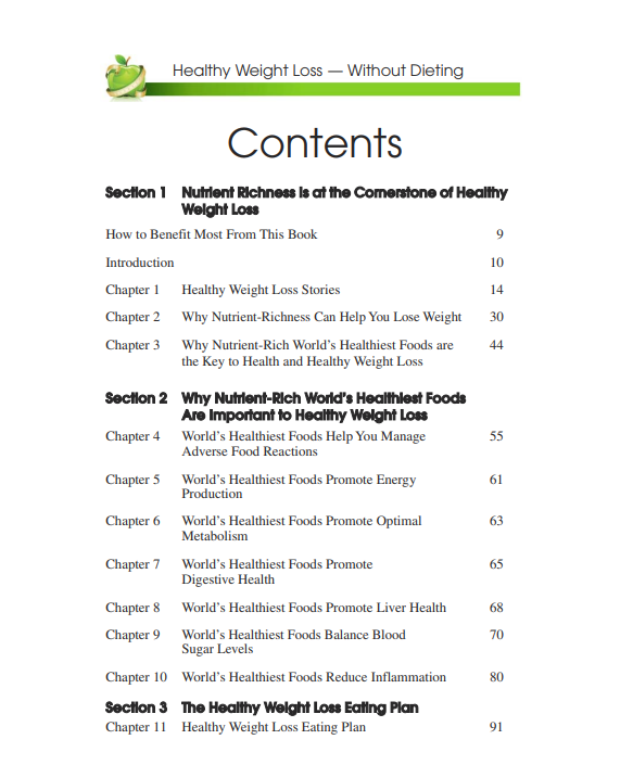 Healthy Weight Loss — Without Dieting by George Mateljan