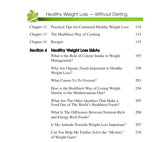 Healthy Weight Loss — Without Dieting by George Mateljan