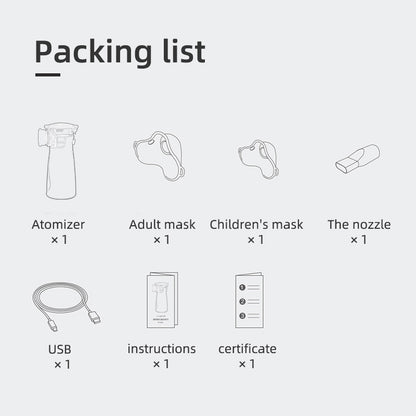 Small Sound Portable Handheld Nebulizer